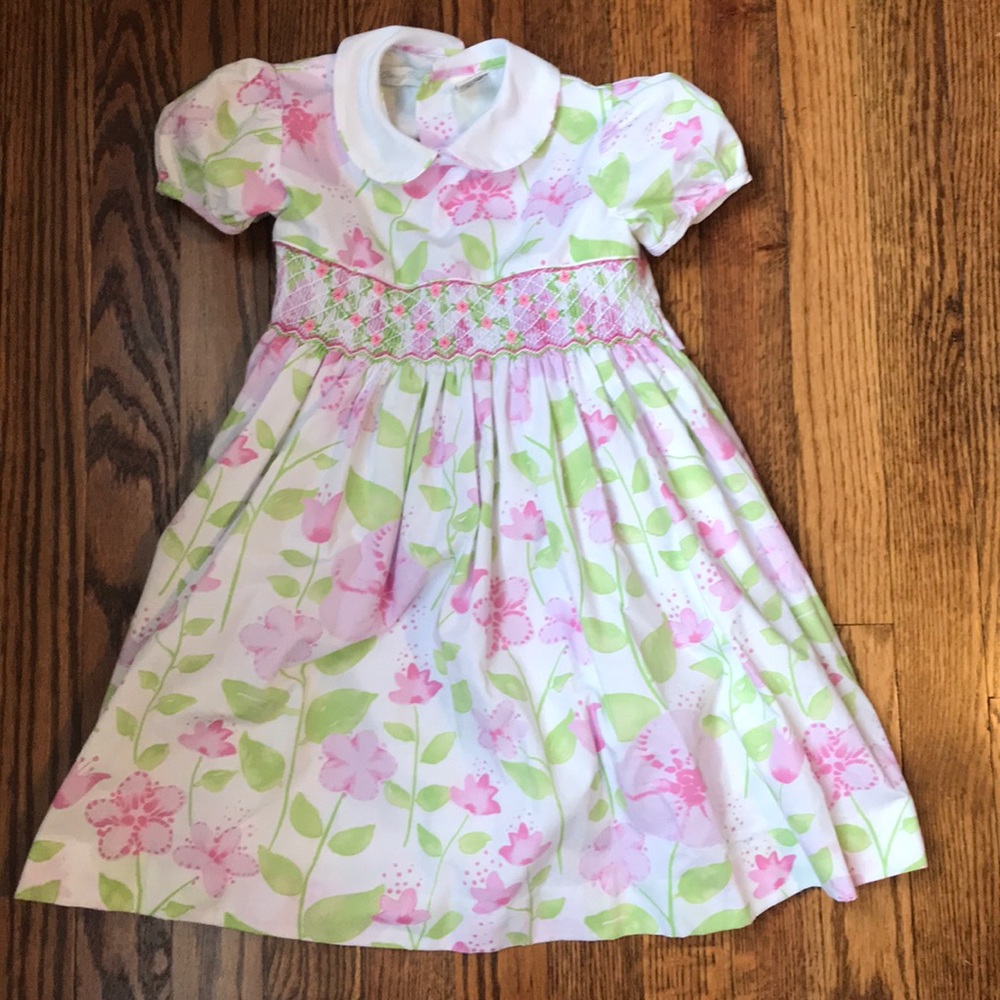 Collared floral dress